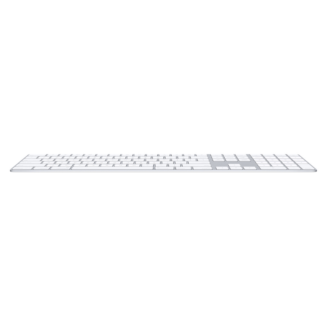 Клавіатура Apple Magic Keyboard with Numeric Keypad White - ціна, характеристики, відгуки, розстрочка, фото 2
