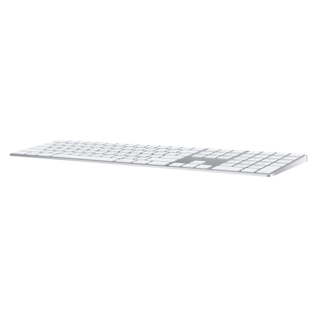 Клавіатура Apple Magic Keyboard with Numeric Keypad White - ціна, характеристики, відгуки, розстрочка, фото 4