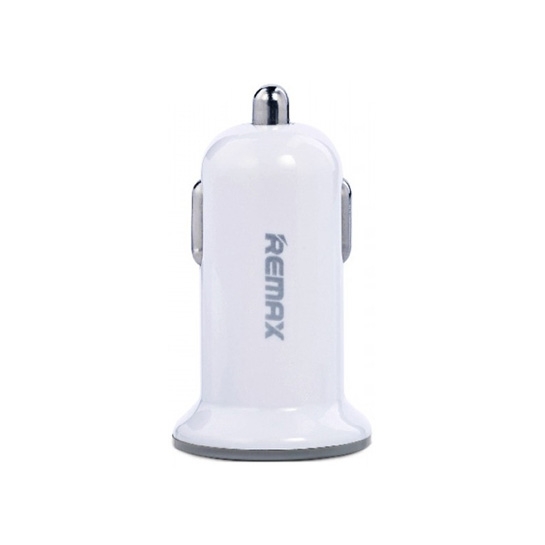 Автомобільний зарядний пристрій Remax Mini Car Charger USB/2.1A White* - ціна, характеристики, відгуки, розстрочка, фото 1