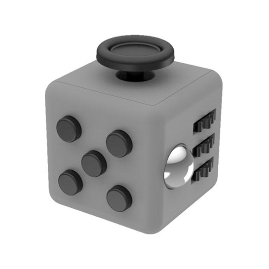 Антистрес кубик Fidget Cube Gray/Black - ціна, характеристики, відгуки, розстрочка, фото 1