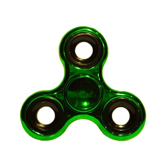 Спиннер Fidget Spinner Classical Chrome Green - ціна, характеристики, відгуки, розстрочка, фото 1