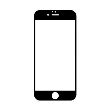 Стекло Remax Caesar Full 3D 10H Glass iPhone 6/6S (0.22mm) Front Black* - цена, характеристики, отзывы, рассрочка, фото 1