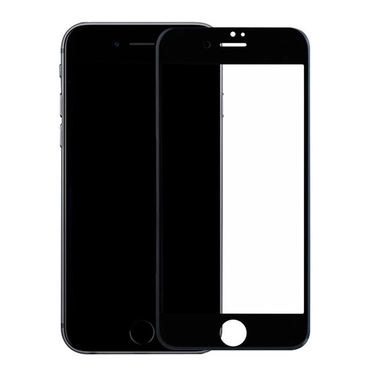 Стекло Baseus Silk-Screen Printed Protection Tempered Glass for iPhone 8/7 (0.2mm) Front Black*