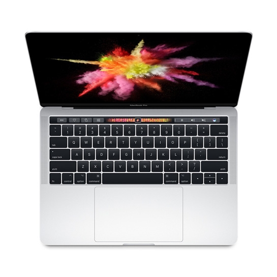 Ноутбук Apple MacBook Pro 13", 256GB Retina Silver with Touch Bar, 2017, MPXX2 - ціна, характеристики, відгуки, розстрочка, фото 1