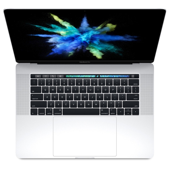 Ноутбук Apple MacBook Pro 15", 512GB Retina Silver with Touch Bar, 2017, MPTV2 - ціна, характеристики, відгуки, розстрочка, фото 1