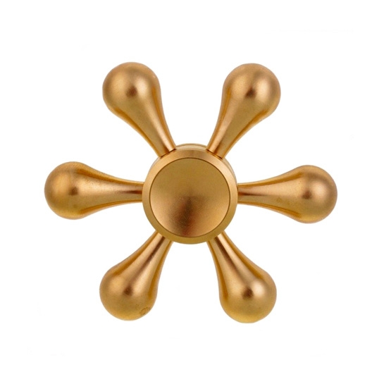 Спиннер Fidget Spinner Smooth Handwheel Metal Gold - ціна, характеристики, відгуки, розстрочка, фото 1