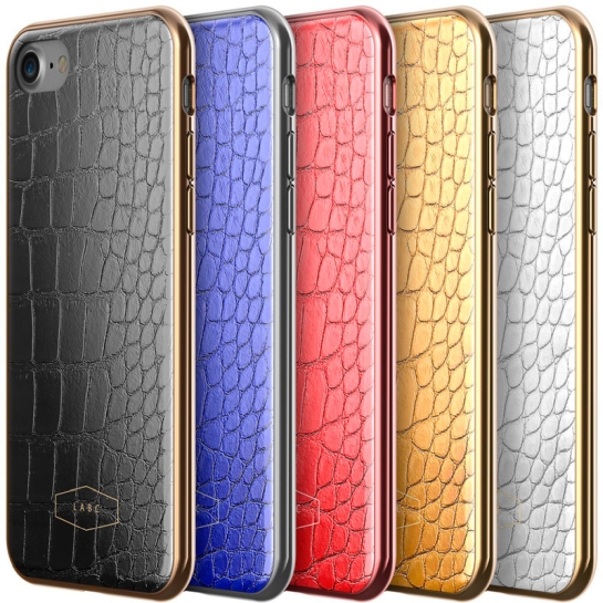 Чехол LAB.C Crocodile Case for iPhone 8/7 Black/Gold* - цена, характеристики, отзывы, рассрочка, фото 2