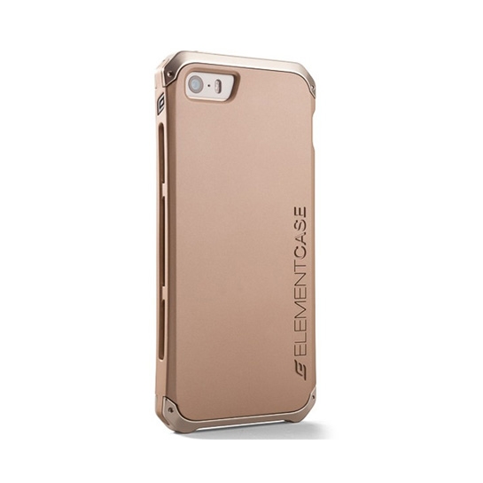 Чехол Element Case Solace Chroma for iPhone 5/5S/SE Gold* - цена, характеристики, отзывы, рассрочка, фото 1