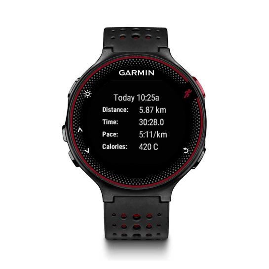 Спортивний годинник Garmin Forerunner 235 Black/Marsala Red - ціна, характеристики, відгуки, розстрочка, фото 1