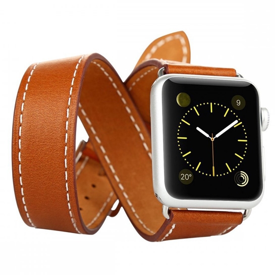 Ремешок Baseus Sunlord Series Watchband For Apple watch 42mm/44mm Brown - цена, характеристики, отзывы, рассрочка, фото 1
