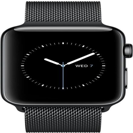 Смарт Часы Apple Watch Series 2 42mm Space Black Stainless Steel Case with Space Black Milanese Loop - цена, характеристики, отзывы, рассрочка, фото 2