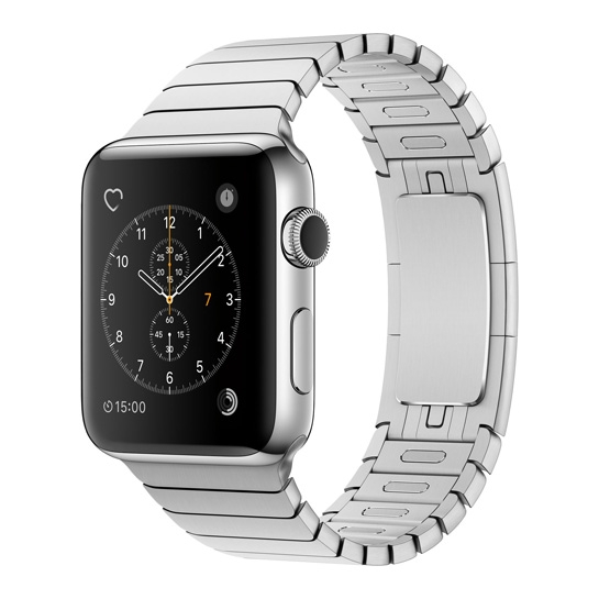 Смарт Годинник Apple Watch Series 2 42mm Stainless Steel Case with Silver Link Bracelet - ціна, характеристики, відгуки, розстрочка, фото 1