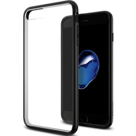 Чохол SGP Case Ultra Hybrid Black for iPhone 8 Plus/7 Plus* - ціна, характеристики, відгуки, розстрочка, фото 1