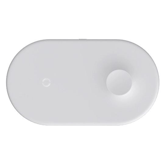 Бездротовий зарядний пристрій Baseus Smart 2 in1 Wireless Charger White