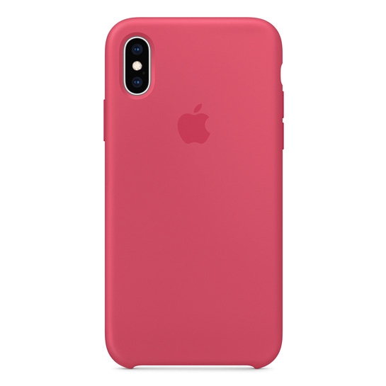 Чехол Apple Silicone Case for iPhone XS Hibiscus - цена, характеристики, отзывы, рассрочка, фото 1