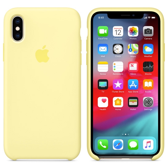 Чохол Apple Silicone Case for iPhone XS Mellow Yellow - ціна, характеристики, відгуки, розстрочка, фото 2