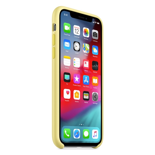 Чехол Apple Silicone Case for iPhone XS Mellow Yellow - цена, характеристики, отзывы, рассрочка, фото 3
