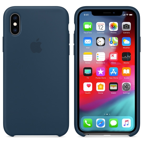 Чехол Apple Silicone Case for iPhone XS Pacific Green - цена, характеристики, отзывы, рассрочка, фото 2
