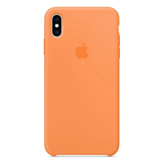Чехол Apple Silicone Case for iPhone XS Papaya