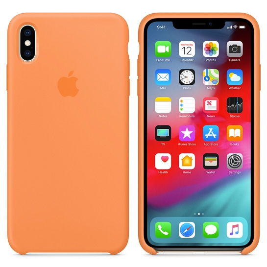 Чохол Apple Silicone Case for iPhone XS Papaya - ціна, характеристики, відгуки, розстрочка, фото 2