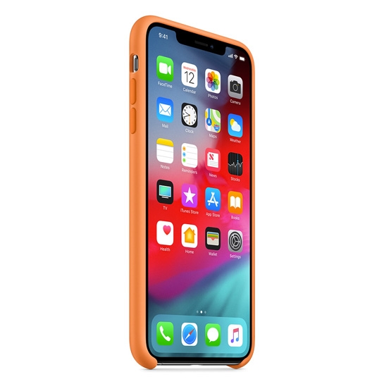 Чохол Apple Silicone Case for iPhone XS Papaya - ціна, характеристики, відгуки, розстрочка, фото 3
