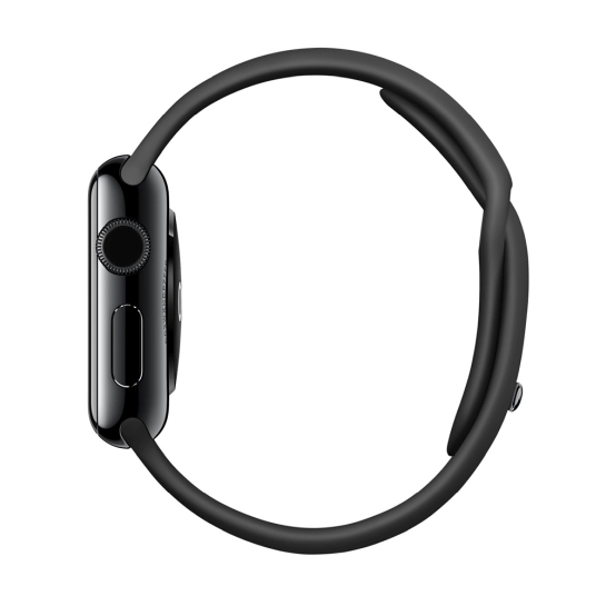 Смарт Годинник Apple Watch 38mm Space Black Stainless Steel Case with Black Sport Band - ціна, характеристики, відгуки, розстрочка, фото 2