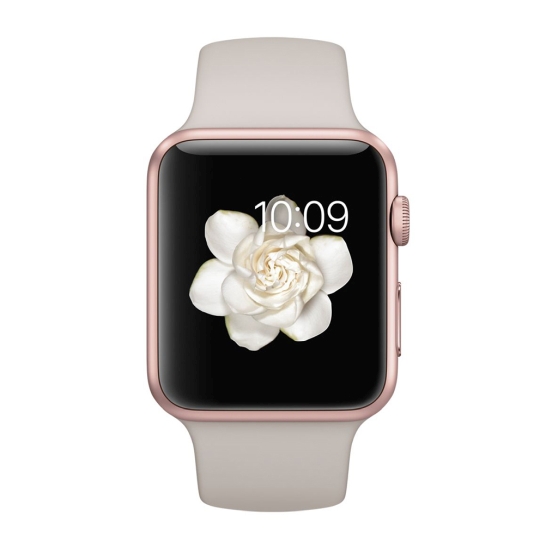 Смарт Годинник Apple Watch Sport 42mm Rose Gold Aluminum Case with Sport Band Stone - ціна, характеристики, відгуки, розстрочка, фото 5