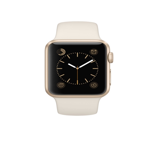 Смарт Годинник Apple Watch Sport 38mm Gold Aluminum with Antique White Sport Band - ціна, характеристики, відгуки, розстрочка, фото 5