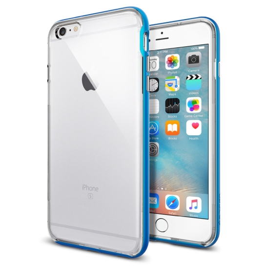 Чохол SGP Case Neo Hybrid EX Series Electric Blue for iPhone 6/6S* - ціна, характеристики, відгуки, розстрочка, фото 2