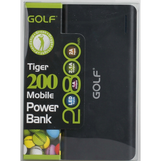 Зовнішній акумулятор Golf Power Bank 20800 mAh Black - ціна, характеристики, відгуки, розстрочка, фото 3