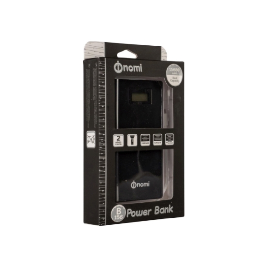 Зовнішній акумулятор Nomi Power Bank with LCD 15600 mAh Black * - ціна, характеристики, відгуки, розстрочка, фото 3