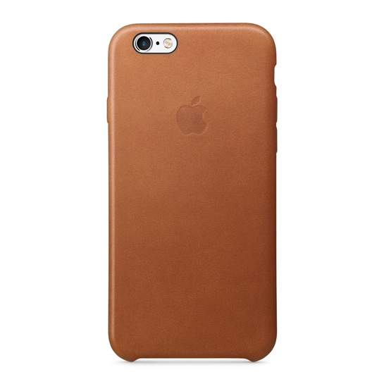 Чехол Apple Leather Case for iPhone 6/6S Saddle Brown - цена, характеристики, отзывы, рассрочка, фото 1