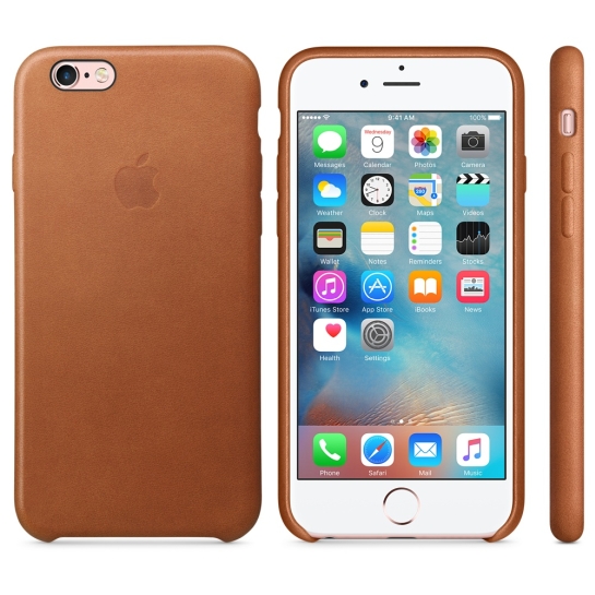 Чохол Apple Leather Case for iPhone 6/6S Saddle Brown - ціна, характеристики, відгуки, розстрочка, фото 6