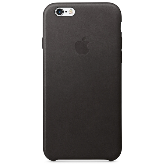 Чехол Apple Leather Case for iPhone 6/6S Black - цена, характеристики, отзывы, рассрочка, фото 8