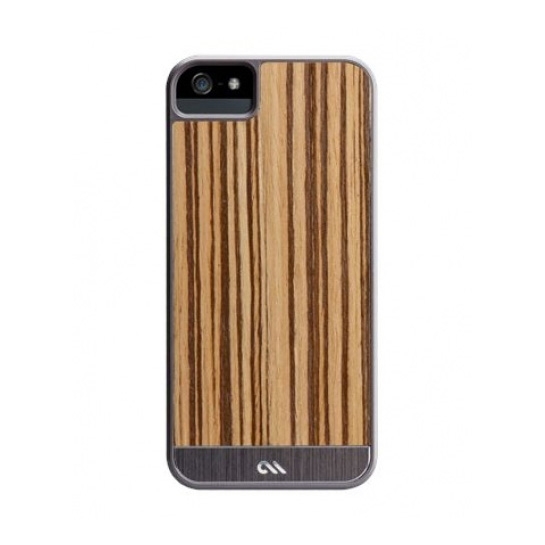 Чехол Case-Mate Wood Case for iPhone 5/5S/SE Zebrawood * - цена, характеристики, отзывы, рассрочка, фото 1