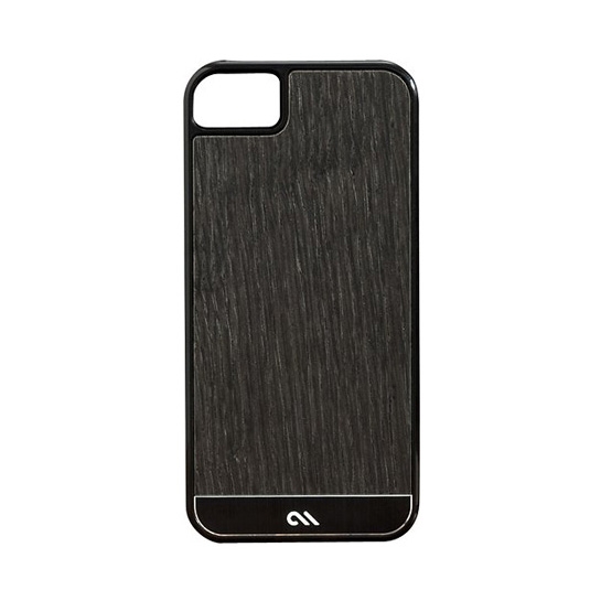 Чехол Case-Mate Wood Case for iPhone 5/5S/SE Black Ash - цена, характеристики, отзывы, рассрочка, фото 1