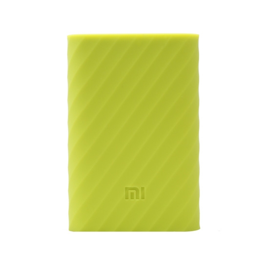 Чехол Xiaomi Mi Silicone Protective Case for Power Bank 10000 mAh Green - цена, характеристики, отзывы, рассрочка, фото 1