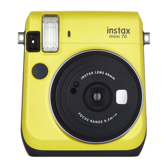 Камера моментальной печати FUJIFILM Instax Mini 70 Yellow EX D - цена, характеристики, отзывы, рассрочка, фото 1