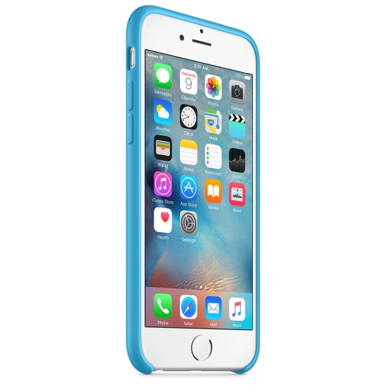 Чохол Apple Silicone Case for iPhone 6/6S Blue - ціна, характеристики, відгуки, розстрочка, фото 7