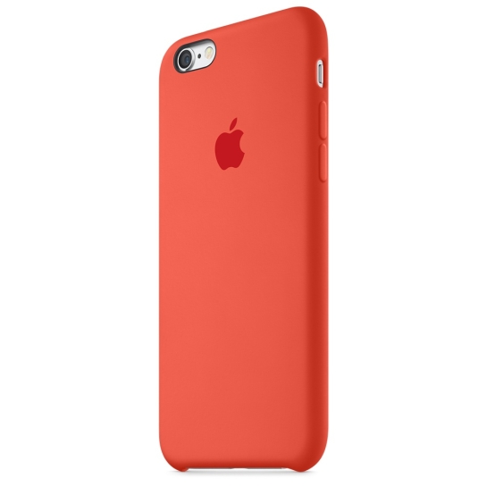 Чехол Apple Silicone Case for iPhone 6/6S Orange - цена, характеристики, отзывы, рассрочка, фото 6