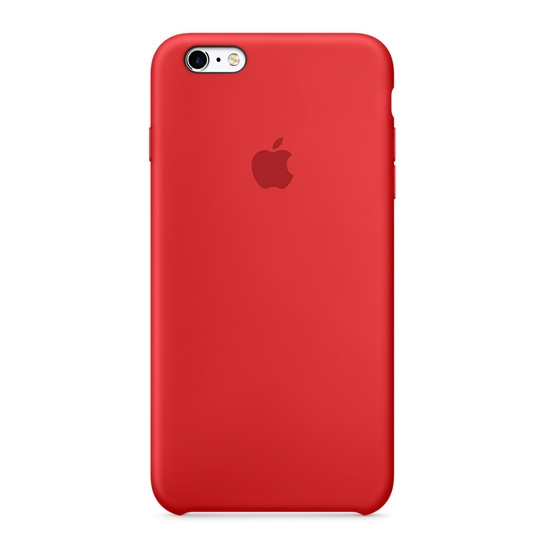 Чохол Apple Silicone Case for iPhone 6/6S Red - ціна, характеристики, відгуки, розстрочка, фото 1