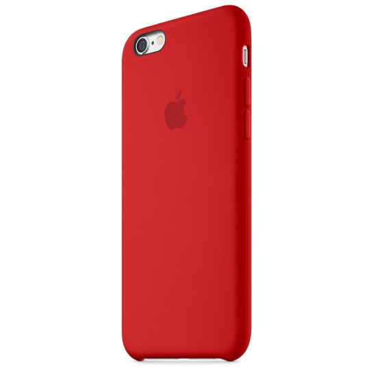 Чехол Apple Silicone Case for iPhone 6/6S Red - цена, характеристики, отзывы, рассрочка, фото 6
