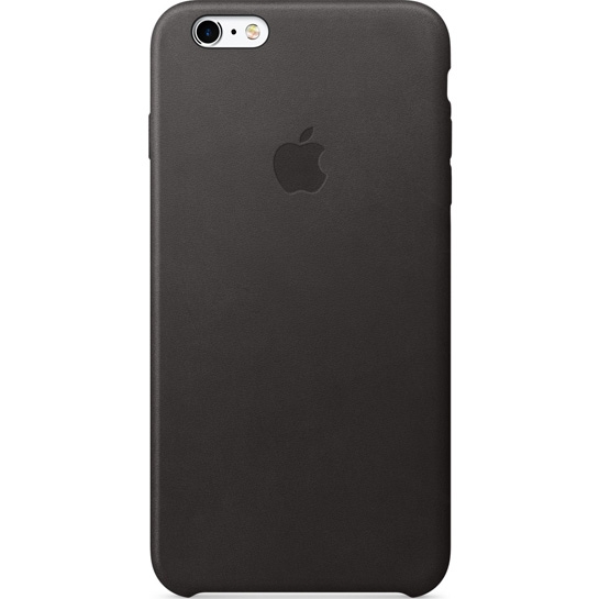 Чохол Apple Leather Case for iPhone 6 Plus/6S Plus Black - ціна, характеристики, відгуки, розстрочка, фото 1