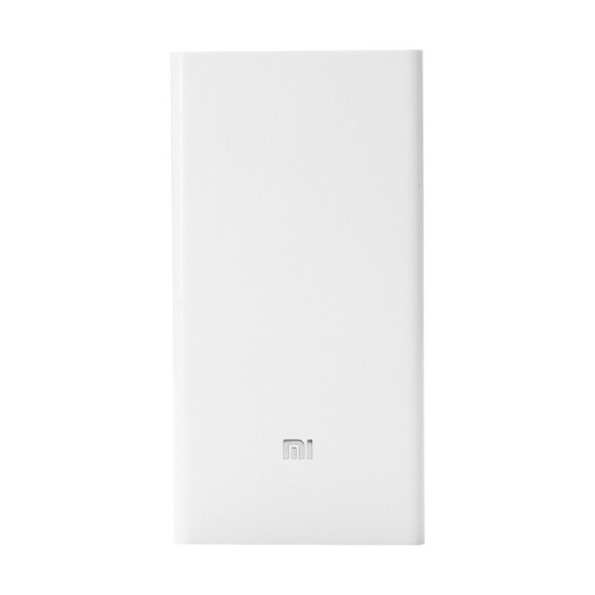 Зовнішній акумулятор Xiaomi Power Bank 20000 mAh White - ціна, характеристики, відгуки, розстрочка, фото 1