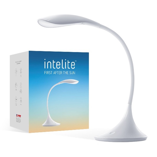 Настільний світильник Intelite Desklamp 6W White - ціна, характеристики, відгуки, розстрочка, фото 1