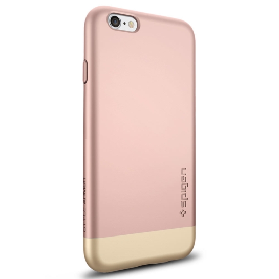 Чехол SGP Case Style Armor Series Rose Gold for iPhone 6/6S - цена, характеристики, отзывы, рассрочка, фото 3