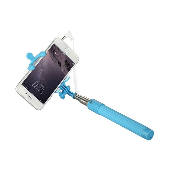 Палиця для селфі Baseus Selfie Stick Pro Series with Aux Cable Blue * - ціна, характеристики, відгуки, розстрочка, фото 1