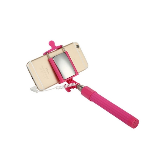 Палка для селфи Baseus Selfie Stick Pro Series with Aux Cable Pink * - цена, характеристики, отзывы, рассрочка, фото 5
