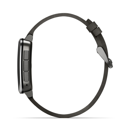 Смарт годинник Pebble Time Steel Black with Leather Band - ціна, характеристики, відгуки, розстрочка, фото 4