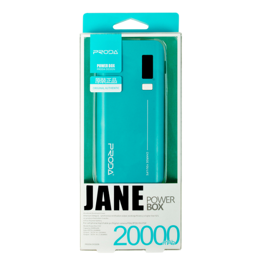 Внешний аккумулятор Remax Proda Design Power Box Jane 20000 mAh Blue * - цена, характеристики, отзывы, рассрочка, фото 4
